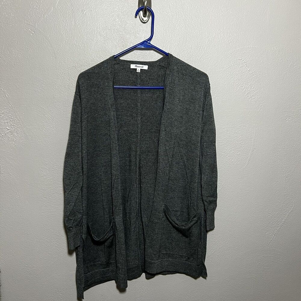 Madewell Coffeehouse Open Cardigan Grey Womens Sz XS